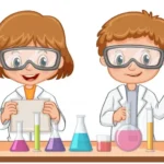 Deney yapan çocuklar